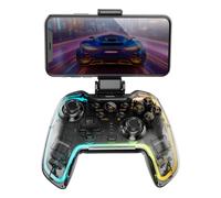 Mars Gaming MGP-BT2 Noir, Transparent Bluetooth/USB Manette de jeu Analogique/Numérique Android, Nintendo Switch, Nintendo Switch 2, Nintendo Switch Lite, Nintendo Switch OLED, PlayStation 4, Playstat