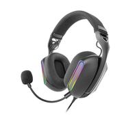 Mars Gaming Casque Gaming MH-Pro ARGB Flow Son Surround Microphone Coussinets AIR 3D Noir