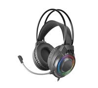 Mars Gaming MH124, Casque Gaming FRGB Rainbow, Design Ergonomique, Micro Flexible, Contrôle du Volume, Casque Gaming, Windows, Linux, Mac, PS4, PS5, Xbox One, Xbox Series X|S, Switch, Switch 2, Noir