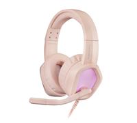 Mars Gaming - Casque gaming MH320 - RGB, Son Ultra-Bass 3D, Microphone antibruit - Rose