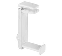 Support de Casque MHH2 Blanc Crochet et Support Gestion des Câbles Hauteur Réglable
