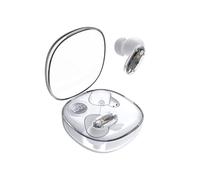 Mars Gaming MHIB2, Écouteurs Bluetooth 5.4, Son Immersif, Design Ergonomique Semi-Transparent et Ultra-Compact, 24 Heures d'Autonomie, Écouteurs sans Fil avec Boîtier et Indicateur LED, Blanc