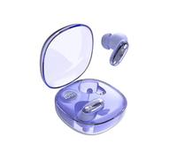 Mars Gaming MHIB2, Écouteurs Bluetooth 5.4, Son Immersif, Design Ergonomique Semi-Transparent et Ultra-Compact, 24 Heures d'Autonomie, Écouteurs sans Fil avec Boîtier et Indicateur LED, Violet