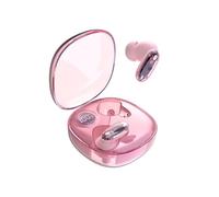 Mars Gaming MHIB2, Écouteurs Bluetooth 5.4, Son Immersif, Design Ergonomique Semi-Transparent et Ultra-Compact, 24 Heures d'Autonomie, Écouteurs sans Fil avec Boîtier et Indicateur LED, Rose