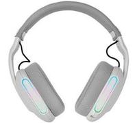 Mars Gaming Casque gaming MHW-Pro – Sans fil ARGB Flow, Son 7.1, Bluetooth 5.3, micro double, Blanc