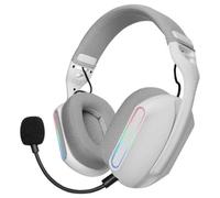 Mars Gaming MHW-PROW Casque Avec fil &sans fil Arceau USB Type-C Bluetooth Blanc