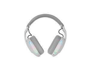 Mars Gaming MHW-PROW Casque Gaming Circum-Aural Filaire/Sans Fil Bluetooth 5.3 Blanc, Microphone Boom Omnidirectionnel, Batterie 1000mAh, Autonomie 40h, Compatible Windows/PS/Xbox/Mac/Switch