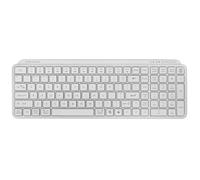 Mars Gaming MK-SILENKEYS, Clavier Sans Fil Full-Format, Profil Bas, PC/Mac, Espagnol, Blanc