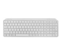 Mars Gaming MK-SILENKEYS, Espagnol, Clavier sans Fil Full-Format Compact, Profil Bas, Switchs Ciseaux Silencieux, Touche Copilot AI, Bluetooth 5.1 Dual 2.4GPRO, Batterie 200h, PC, Mac, Blanc