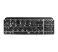 Mars Gaming MK-SILENKEYS, Espagnol, Clavier sans Fil Full-Format Compact, Profil Bas, Switchs Ciseaux Silencieux, Touche Copilot AI, Bluetooth 5.1 Dual 2.4GPRO, Batterie 200h, PC, Mac, Noir