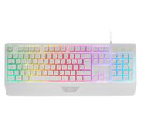 MARS GAMING Clavier Gamer MK124 RGB (Blanc) Blanc G