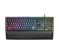 Mars Gaming Clavier MK320 QWERTY Espagnol H‑Mech Red RGB Repose-poignets Noir