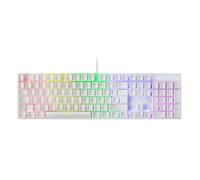 Mars Gaming MK422 Blanc, Clavier Mécanique Gaming RGB, Antighosting, Switch Mécanique Bleu, Langue Française