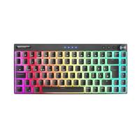 Mars Gaming MKCLOUD, Clavier Mécanique sans Fil RGB Noir, Ultra-Compact 75%, Switch Outemu SQ Pro Rouge, Langue Français