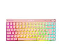 Clavier sans fil Bluetooth mécanique (Outemu SQ Pro Red) Mars Gaming MK Cloud RGB (Rose)