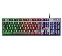 Mars Gaming MKMINIPRO, Clavier Mécanique Ultra-Compact 60%, Commutateurs Mécaniques Hot-Swap, Éclairage RGB Chroma, Clavier Gaming Antighosting, Multiplateforme, Switch Bleu Français, Blanc
