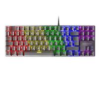 Mars Gaming MKMINIPRO, Clavier Mécanique Ultra-Compact 60%, Commutateurs Mécaniques Hot-Swap, Éclairage RGB Chroma, Clavier Gaming Antighosting, Multiplateforme, Switch Bleu Français, Blanc