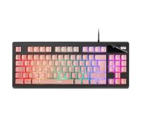 Mars Gaming MKMINIPRO, Clavier Mécanique Ultra-Compact 60%, Commutateurs Mécaniques Hot-Swap, Éclairage RGB Chroma, Clavier Gaming Antighosting, Multiplateforme, Switch Bleu Français, Blanc
