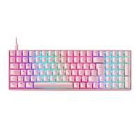 Mars Gaming MKMINIPRO, Clavier mécanique Ultra-Compact 60%, commutateurs mécaniques Hot-Swappable, éclairage RGB Chrome, Clavier Gaming Antighosting, Multiplateforme, Switch Silencieux, US, Noir