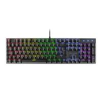 Mars Gaming MKMINIPRO, Clavier mécanique Ultra-Compact 60%, commutateurs mécaniques Hot-Swappable, éclairage RGB Chrome, Clavier Gaming Antighosting, Multiplateforme, Switch Silencieux, US, Noir