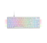 MARS GAMING MKPRO, Clavier Mécanique Gaming Complet, RGB Chroma, Switches Mécaniques Hot-Swap, Antighosting, Molette de Contrôle, Logiciel Avancé, Multiplateforme, Switch Bleu, Espagnol, Blanc