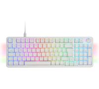 MARS GAMING MKPRO, Clavier Mécanique Gaming Complet, RGB Chroma, Switches Mécaniques Hot-Swap, Antighosting, Molette de Contrôle, Logiciel Avancé, Multiplateforme, Switch Silent, Portugais, Blanc
