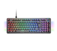 MARS GAMING MKPRO, Clavier Mécanique Gaming Complet, RGB Chroma, Switches Mécaniques Hot-Swap, Antighosting, Molette de Contrôle, Logiciel Avancé, Multiplateforme, Switch Silent, Italien, Noir