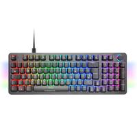 MARS GAMING MKPRO, Clavier Mécanique Gaming Complet, RGB Chroma, Switches Mécaniques Hot-Swap, Antighosting, Molette de Contrôle, Logiciel Avancé, Multiplateforme, Switch Silent, Italien, Noir