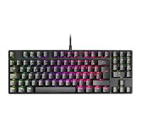 Mars Gaming MKREVOPROBES Noir, Clavier H-Mech RGB, TKL et Pavé Numérique de Taille Compacte, Switch OUTEMU Pro Bleu, Langue Espagnole