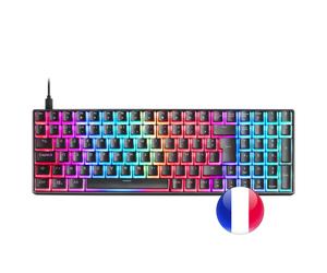Mars Gaming MKULTRA clavier Jouer USB AZERTY Français Noir