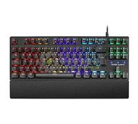 Mars Gaming MKXTKLBPT, Clavier Mécanique Ultra-Compact TKL RGB, Repose-Poignet, Switch OUTEMU SQ Bleu, Langue Portugaise