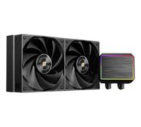 Mars Gaming ML-PROII240 Système de Refroidissement Liquide AIO 240mm, Pompe 4e Génération, 2 Ventilateurs Silencieux, Noir