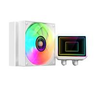 Mars Gaming – Refroidissement liquide AIO – ML-TWO120 – 300W TDP, ARGB, ultra-silencieux – Blanc