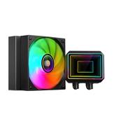 Mars Gaming ML-TWO120, Refroidissement Liquide AIO 300W TDP, 1x Ventilateur ARGB Infinity Mirror 12cm FDB, Noyau en Cuivre et Aluminium, Pompe Opti-Chamber 4ème Gén et Microcanaux, Noir