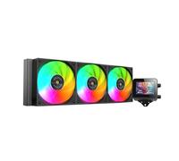 Mars Gaming Refroidissement Liquide AIO ML-VISION360 – TDP 600W, 3x ARGB, Écran LCD 4:3 Noir
