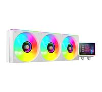 Mars Gaming Refroidissement liquide AIO ML-VISIONII360 360mm IPS 2,8" rot.360° 3x120mm ARGB Blanc