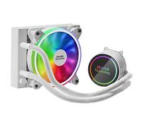 Mars Gaming ML120W, Refroidi par Liquide, TDP 200W, Ventilateur Dual ARGB, Blanc