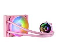 Mars Gaming MLONE120P, Refroidissement Liquide CPU, TDP 200W, Miroir Infini, Ventilateur FRGB Silencieux, Multisocket Universel, Rose