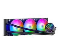 Mars Gaming MLONE360, Refroidissement Liquide CPU, TDP 550W, Miroir Infini, 3x Ventilateurs FRGB Silencieux, Multisocket Universel, Noir