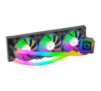 Mars Gaming MLULTRA360, Refroidissement Liquide CPU, TDP 650W, Miroir Infini, 3x Ventilateurs Silencieux FDB ARGB, Tuyaux ARGB, Multisocket Universel, Noir