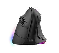 Mars Gaming MM-SK, Souris Gaming sans Fil Verticale, Design Ergonomique, Éclairage RGB Chroma, Capteur Optique Pixart 8400DPI, Switchs Mécaniques Huano, 9 Boutons Programmables, Souris Tri-Mode, Noir
