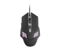 Mars Gaming MM024, Souris Gaming RGB, Capteur Optique 4000 DPI, Switchs Mécaniques Huano, Éclairage RGB Flow, Réglage on-The-Fly 1200/2400 / 3200/4000 DPI, Compatibilité Multiplateforme, Noir