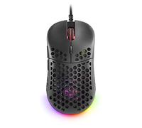 Mars Gaming MM55 Noir, Souris Gaming RGB Chroma, Ultra-légère 55 g, 12800 DPI, Switches Mécaniques HUANO