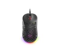 MARS GAMING MM55 - Souris - jeux - pour droitiers - optique - 7 boutons - filaire - USB - noir