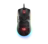 MARS GAMING MMAX - Souris - pour droitiers - optique - 7 boutons - filaire - USB - noir