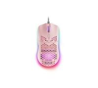 MARS GAMING MMAX - Souris - pour droitiers - optique - 7 boutons - filaire - USB - rose
