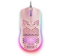 MARS GAMING MMAX - Souris - pour droitiers - optique - 7 boutons - filaire - USB - rose