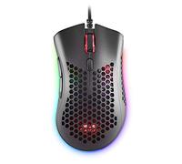 Mars Gaming MMEX Noir, Souris Gamer RGB, 32K DPI, Câble Feather, Switches Optiques