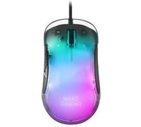 Mars Gaming MMGLOW, Souris Gaming RGB Chroma-Glow, Finition Miroir, Ultra-Légère, 12800 DPI, Noir