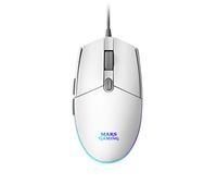 Mars Gaming MMGW, Souris Gamer Blanche, RGB Flow, Anti-Glisse, Mac/Windows/Linux
